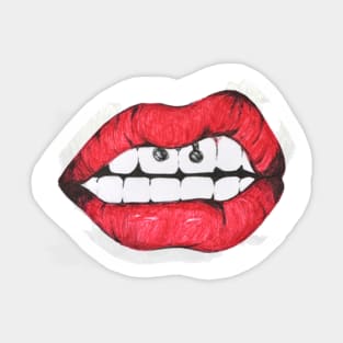 Red Lips Sticker